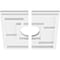 Ekena Millwork Knox Architectural Grade PVC Contemporary Ceiling Medallion, Two Piece, 10"OD x 3"ID x 3 1/2"C x 1"P CMP10KX2-03000 - alternate 4